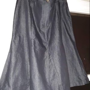 Ashley Stewart Jean Skirt
